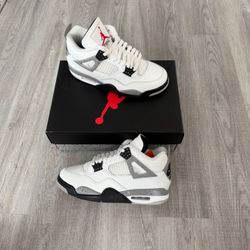 Jordan 4 Retro White Cement 8.5, 9, 9.5, 10.5, 11 , 11.5 and 13 New