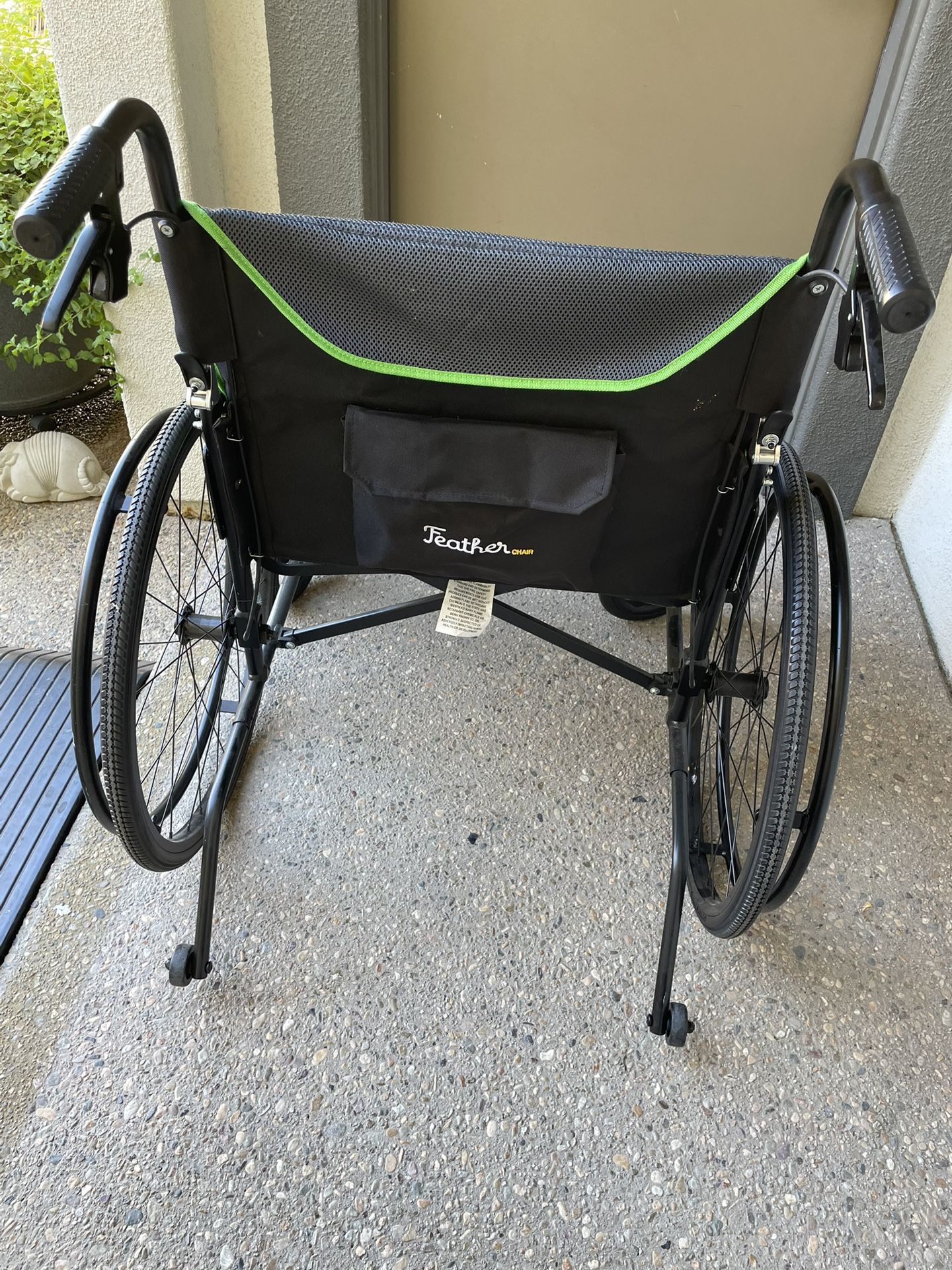 Feather Extra Wide Manual Wheelchair 