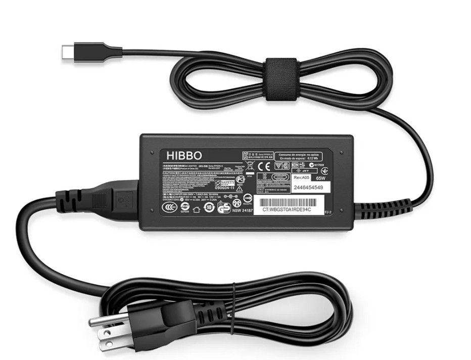 CARGADOR PARA LAPTOP Y CHROMEBOOK/CHARGER FOR HP LAPTOP AND CHROMEBOOK