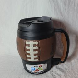 Bubba Football Shaped 52 oz Thermal Mug with Handle