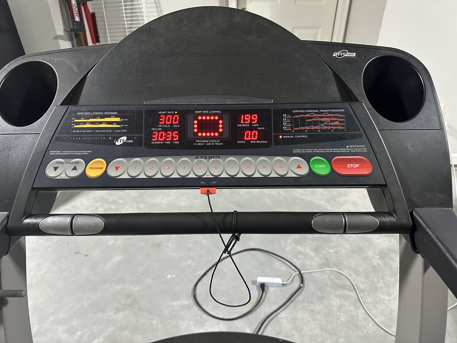 Treadmill available in $50