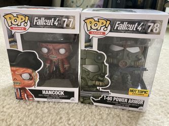 Fallout 4 Funko Pops NEW Hancock & T-60 Power Armor