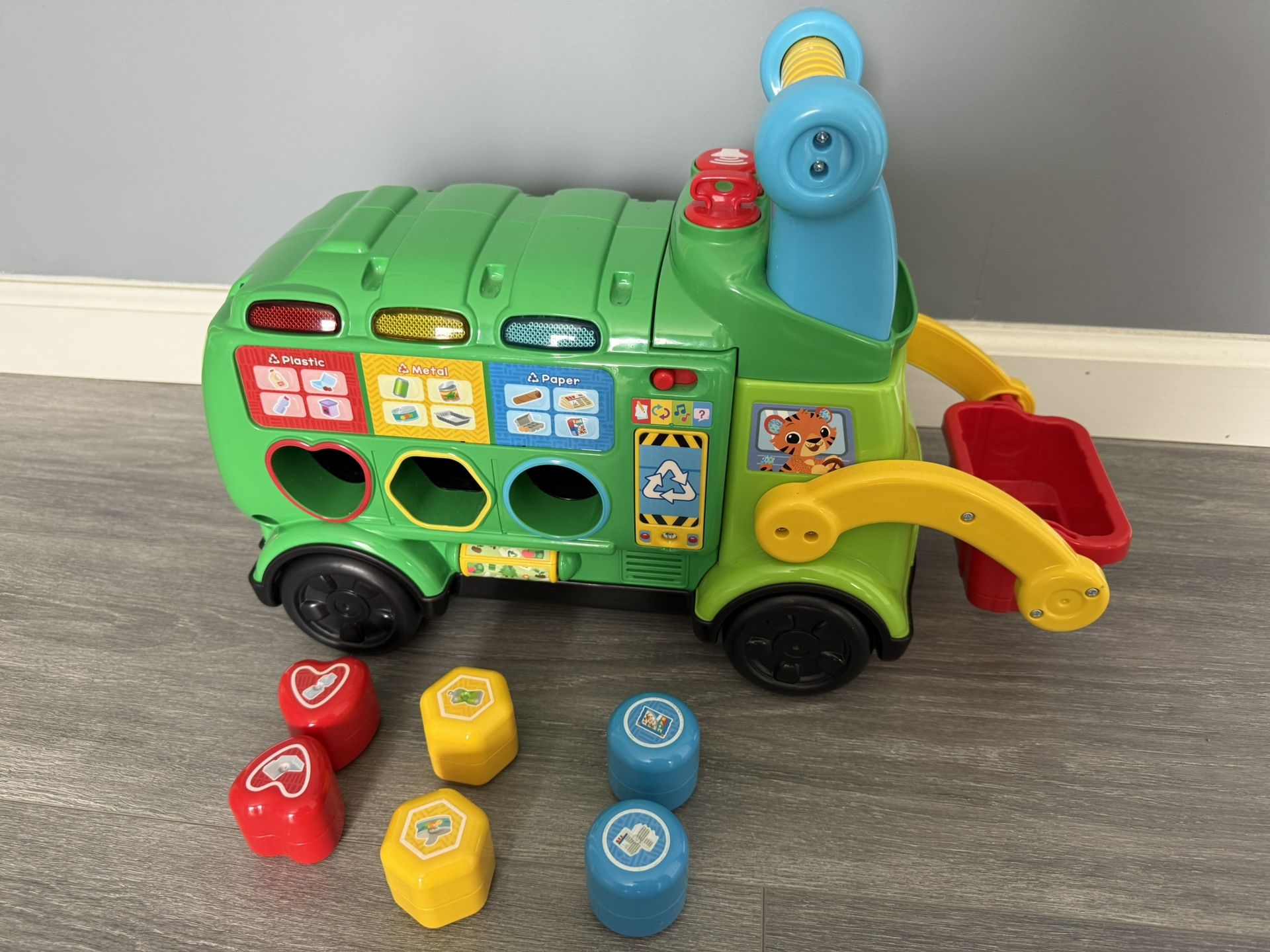 Vtech ride on sort and recycle truck