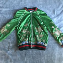 Leather Bomber Jacket