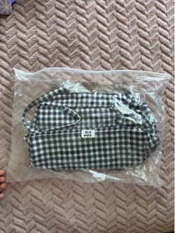 Gingham bowler dupe