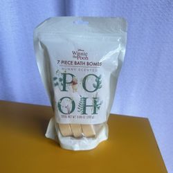 Disney Winnie the Pooh 7 bath bombs, hunny honey scented 9.88 ounces NWT