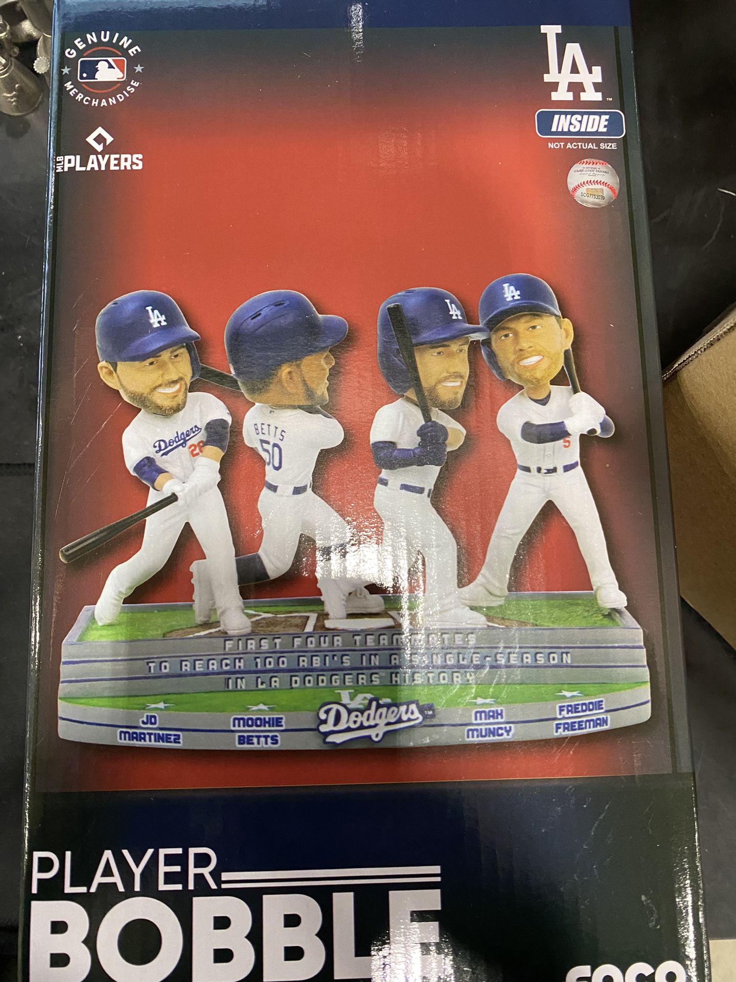 Los Angeles Dodgers MLB 100+ RBI Mini Bobblehead 