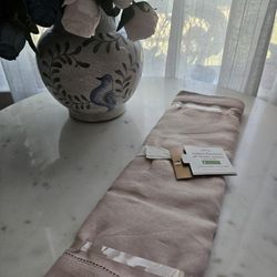 Pottery Barn Belgian Linen Table Throw