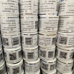 FOREVER STAMPS 2024 POSTAGE STAMPS Happy New Year 60 Rolls