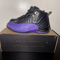 Size 11 Field Purple Jordan 12 Good Condition