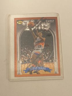 Steve Nash Topps Finest Misprint Rookie Card