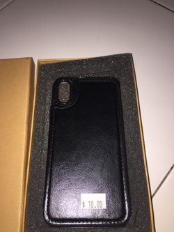 Iphone x case with sleve wallet style