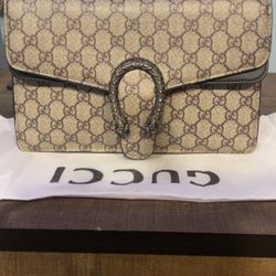 GUCCI Dionysus printed coated-canvas shoulder bag