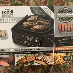 Ninja Foodi Smart 5-in-1 Indoor Grill with 4qt Air Fryer