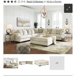Gently Used Elegant Ashley Furniture Sectional