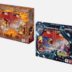  One Piece Card Game Illustration Box Vol. 5 and 6