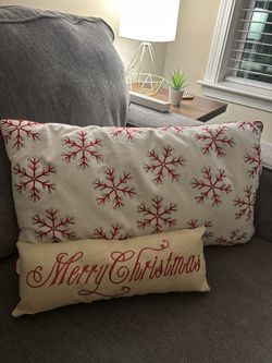 Two Christmas Pillows 