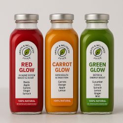 100% Natural Juices. No Water & No Sugar Added