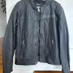 TAGS ON Harley-Davidson Leather Jacket
