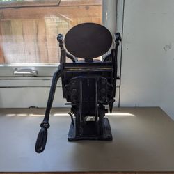 Tabletop Letterpress Machine, Tools, and Type