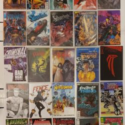Huge 50 Comic Book Lot Of Mixed Independent Comic Books Various Publishers