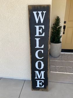 Welcome sign