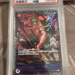 PSA 10 Zoro ST21-015 Flagship Battle 2025 Top 8 Prize One Piece Japanese
