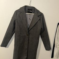 FashionNova Grey Trench Coat 