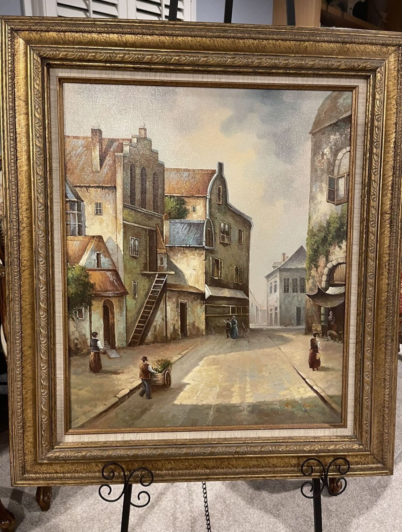 Beautiful Vintage Oil Painting By Neil Boren