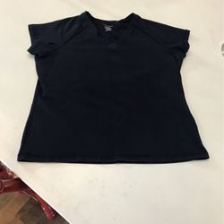 Size L — Dark Blue Stretchy Top