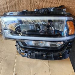 2019,2024  DODGE RAM 2500,3500 LH HEADLIGHT LED WITH COMPUTER COMPLETE