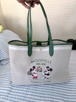 Fossil x Disney Mickey & Minnie Mouseville Tennis Club Large Sport Tote Bag