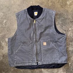 Vintage Carhartt Duck Canvas Work Vest