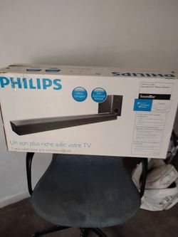 Phillipss sound bar and subwoofer w/remote sound system