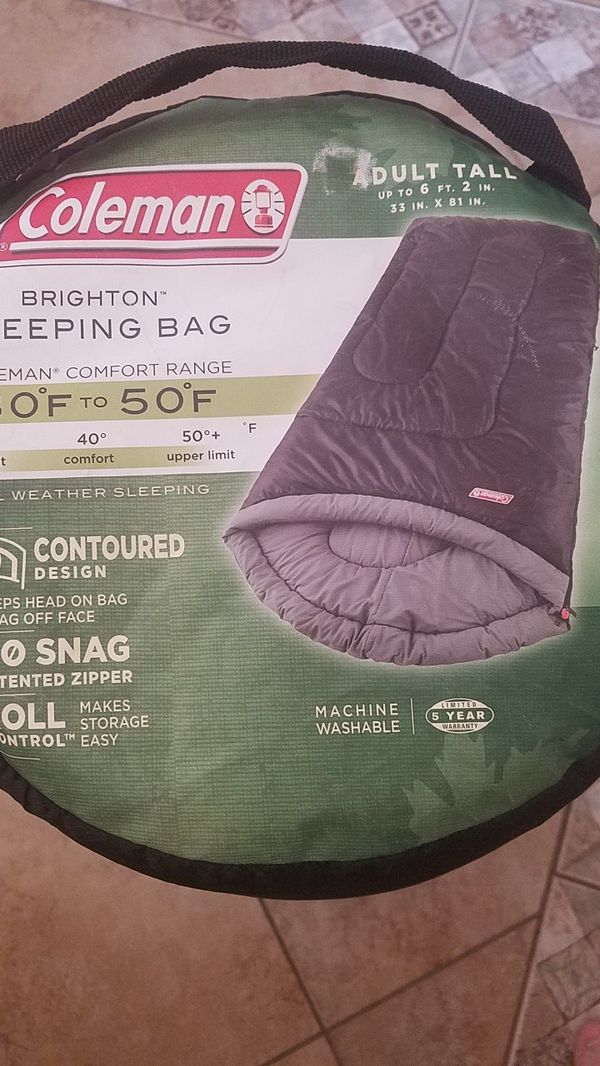 Coleman Tall Sleeping Bag For In Henderson Nv Offerup 14sold