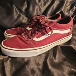 Maroon Vans Shoes