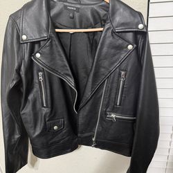 Torrid black leather jacket