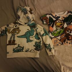 Toy Story Size 3 Kids Good Condition Sweater & Shirt 