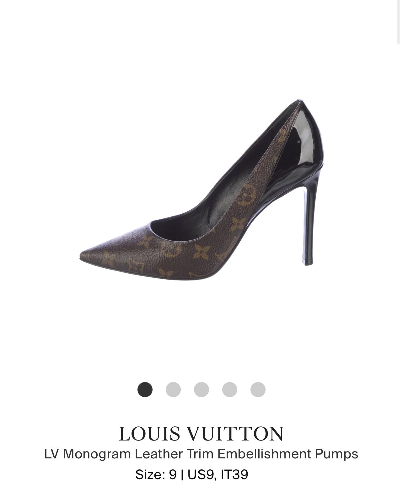 louis vuitton monogram cherie pumps
