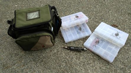 Tackle boxs with a case