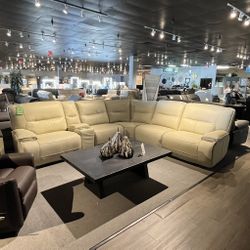 6pc Power Reclining Sectional