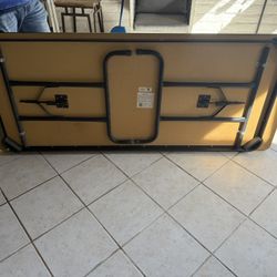6 ft Wood Folding Table 