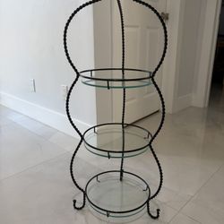 3-Tier Glass Stand