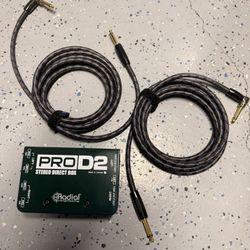 Radial DI Box PROD2 Passive Stereo DI Box LIKE NEW🔥