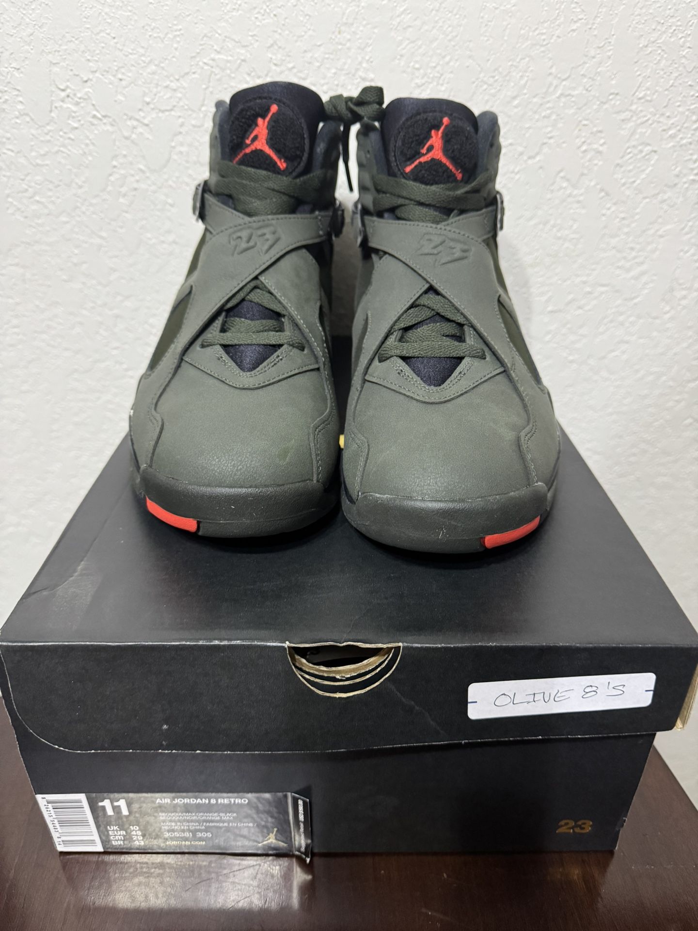 Jordan 8 Olive