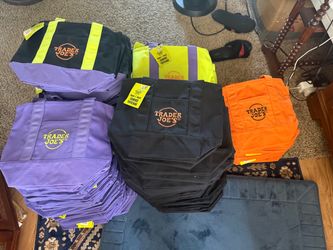 Trader Joe's Trick or Treat Canvas Tote Bags