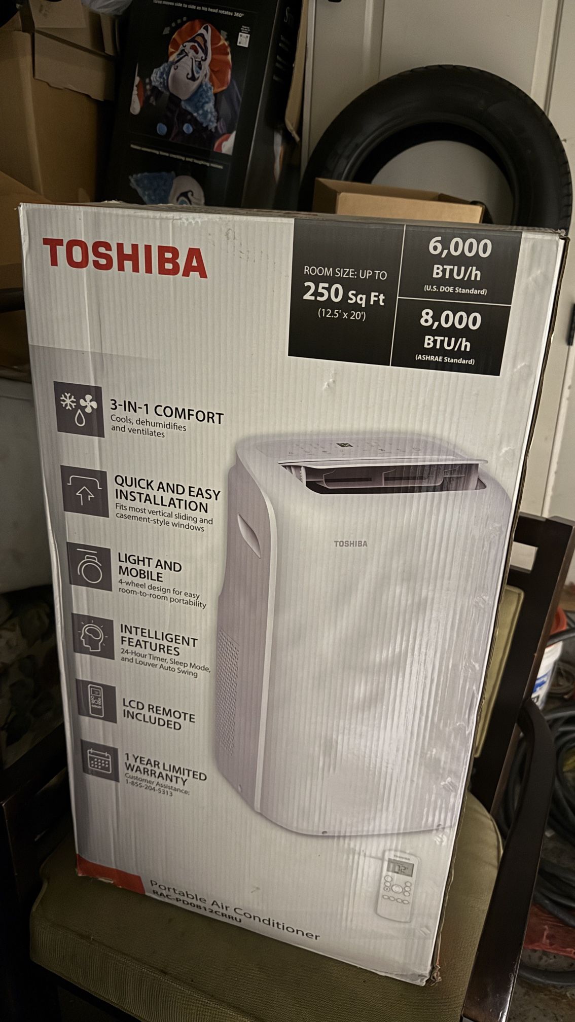 Portable AC 8000 BTU 