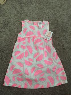 Carter’s sun dress w hat 12m