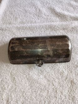 Vintage Silver Plated Roll-Top Butter Or Caviar Cover