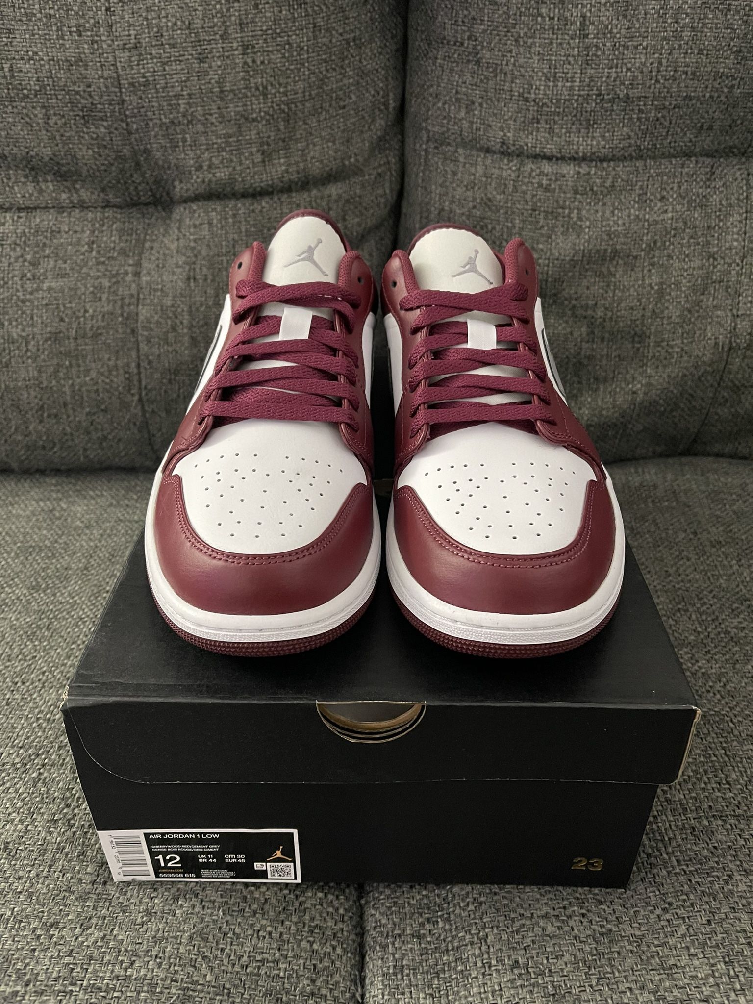 Brand New Air Jordan 1 Low Cherrywood Size 12